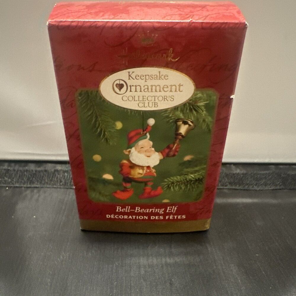 Hallmark Ornament 2000 Bell-Bearing Elf Collector's Club Edition